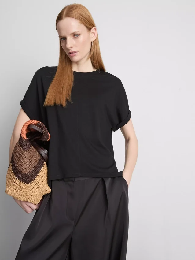 The Edit-t-shirt med sömdetaljer