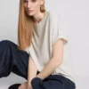 The Edit-t-shirt med sömdetaljer
