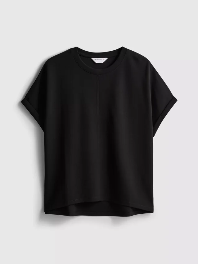 The Edit-t-shirt med sömdetaljer