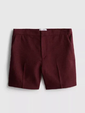 The Edit vävda bermudashorts