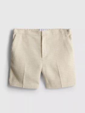 The Edit vävda bermudashorts