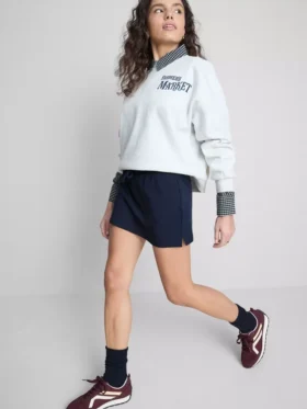 The Primark Scene | A-linjeformad skort med hög bomullsandel