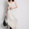 The Primark Scene | Asymmetrisk maxikjol med broderi