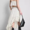 The Primark Scene | Asymmetrisk maxikjol med broderi