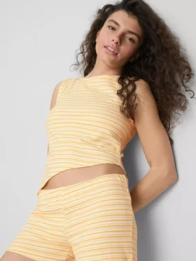 The Primark Scene | Asymmetrisk randig linne