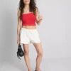 The Primark Scene | Bandeau-top i bomullsrik jersey