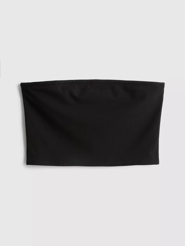 The Primark Scene | Bandeau-top i bomullsrik jersey