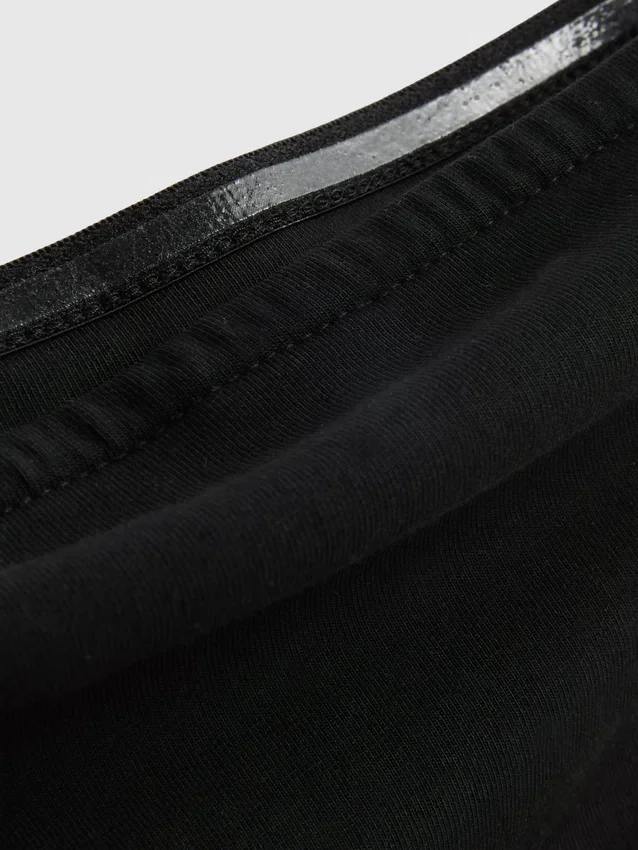 The Primark Scene | Bandeau-top i bomullsrik jersey