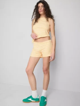The Primark Scene | Bomullsrika, figursydda randiga shorts