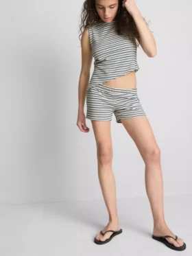 The Primark Scene | Bomullsrika, figursydda randiga shorts