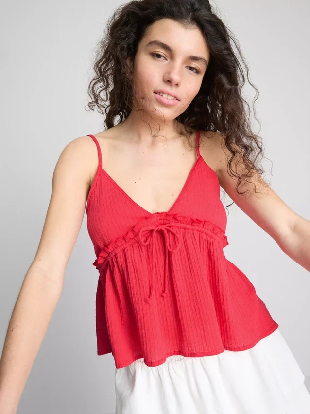 The Primark Scene | Cami-top med volanger