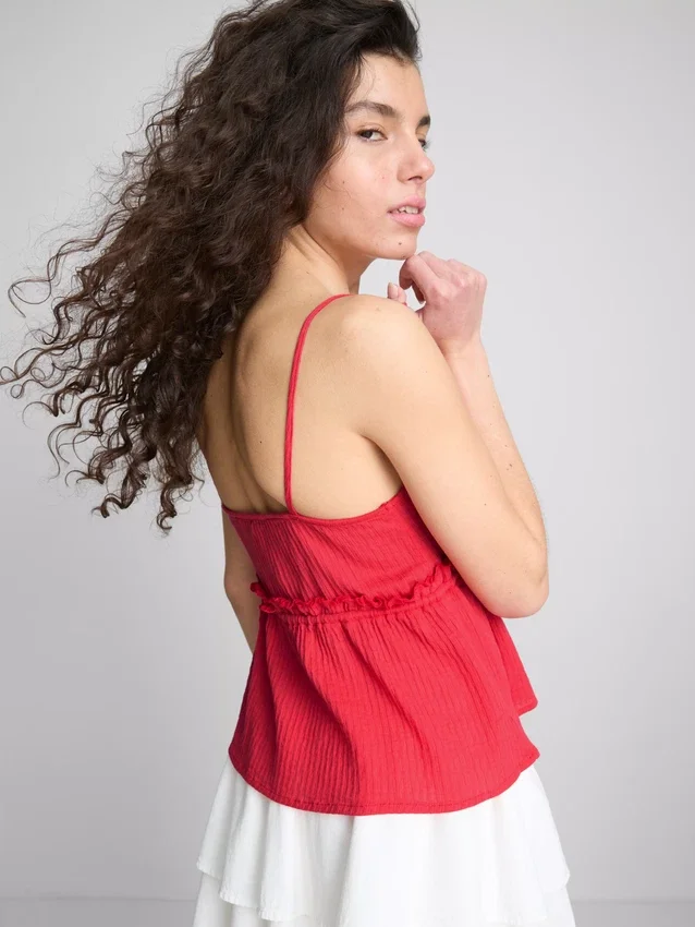 The Primark Scene | Cami-top med volanger