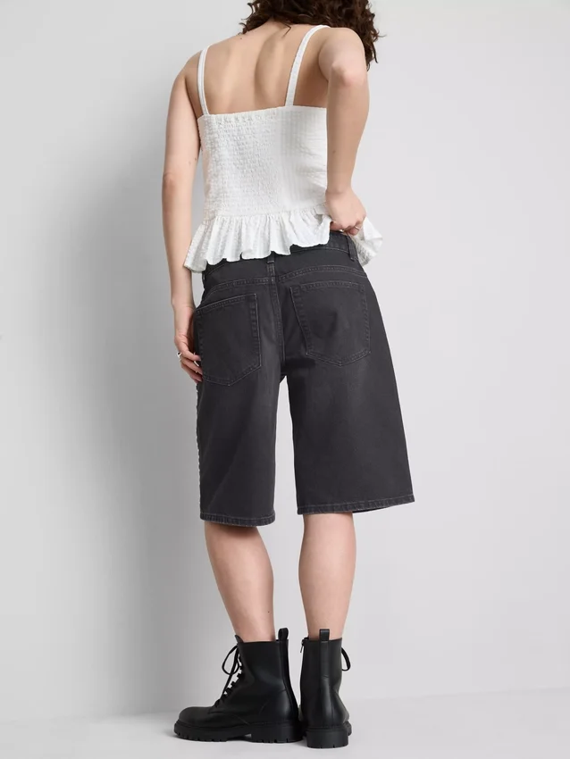 The Primark Scene | Jorts i bomullsdenim med nitar