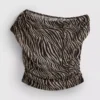 The Primark Scene | Kort, genomskinlig topp med bar axel