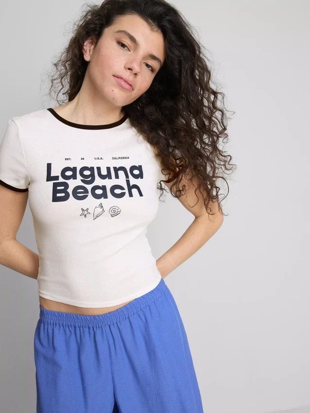The Primark Scene | Kort Laguna Beach Baby-T-shirt