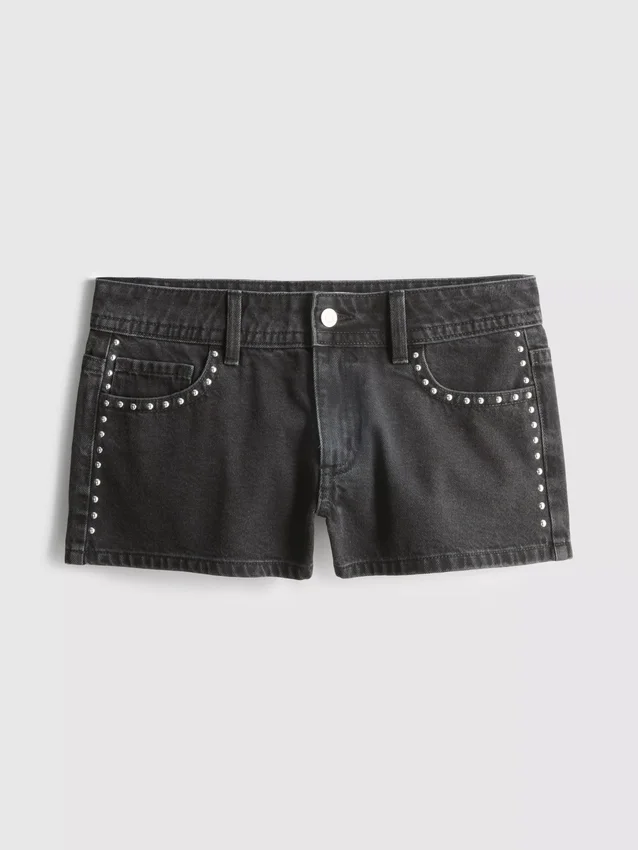 The Primark Scene | Mikroshorts i bomullsdenim med nitar