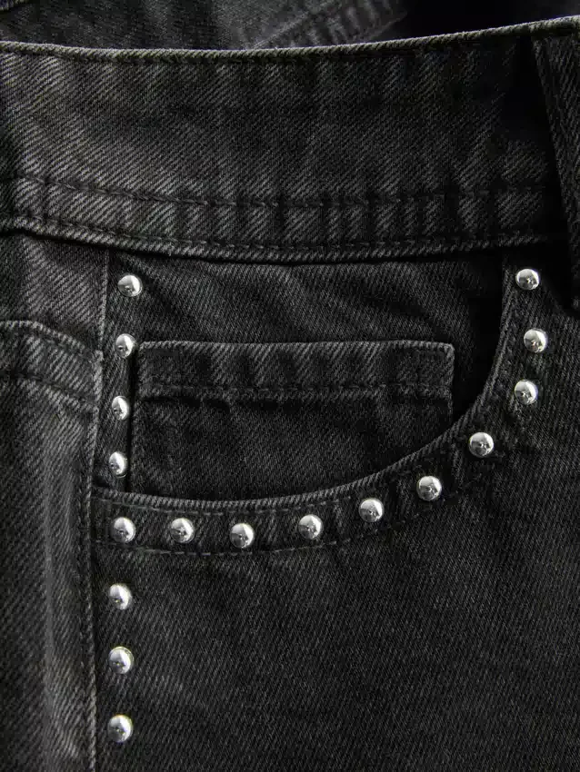 The Primark Scene | Mikroshorts i bomullsdenim med nitar