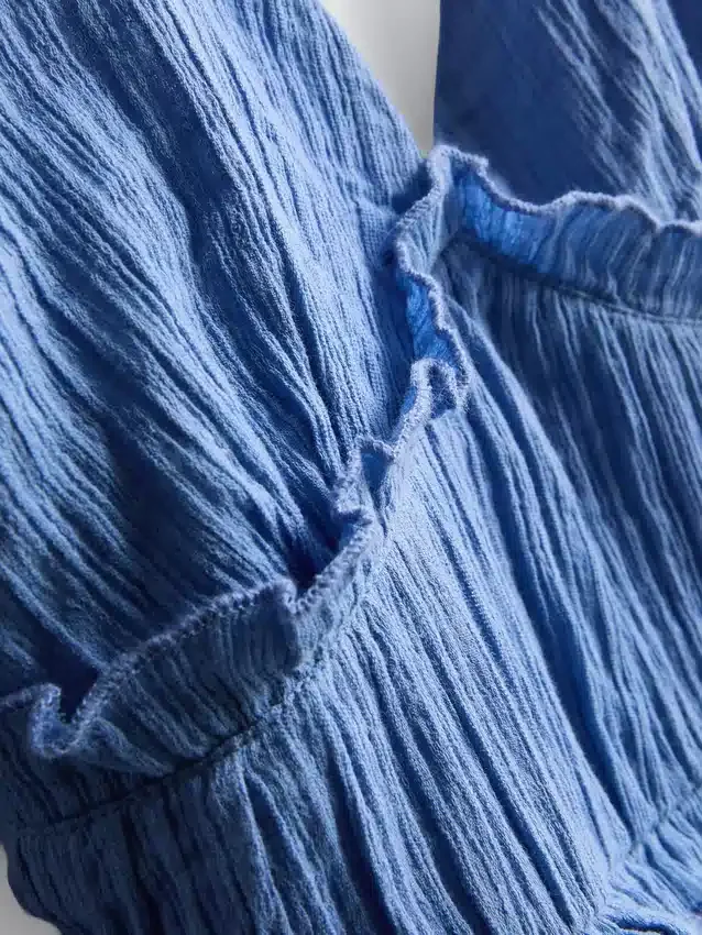 The Primark Scene | Miniklänning med skrynkliga volanger