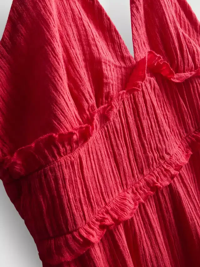 The Primark Scene | Miniklänning med skrynkliga volanger