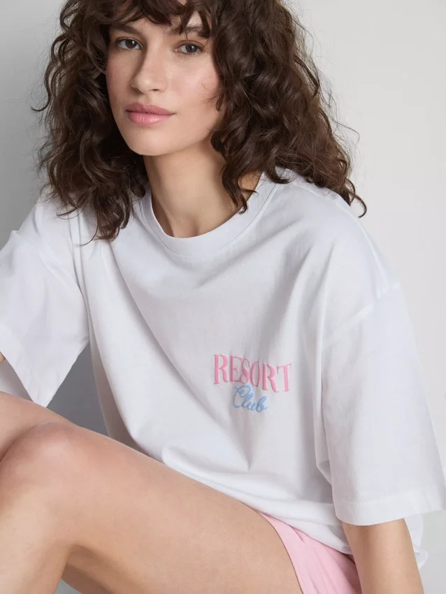 The Primark Scene | Oversized bomullströja i resortstil