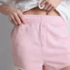 The Primark Scene | Shorts i bomullsrikt material med knappdetaljer