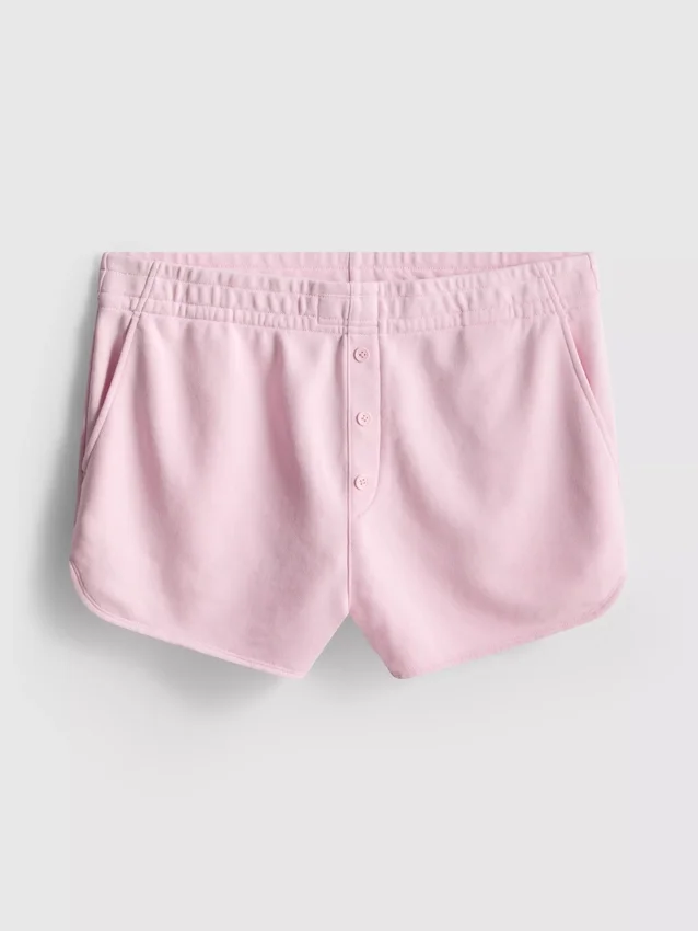 The Primark Scene | Shorts i bomullsrikt material med knappdetaljer