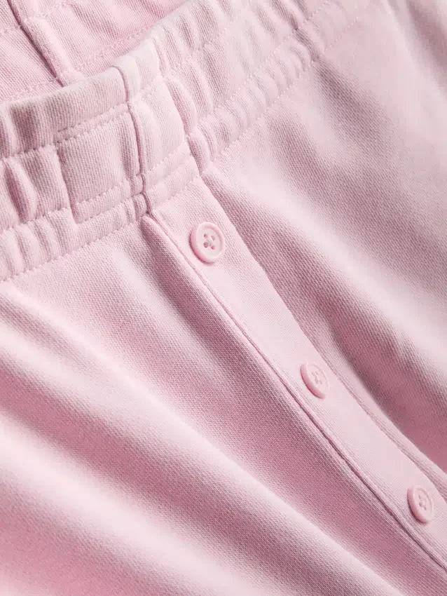 The Primark Scene | Shorts i bomullsrikt material med knappdetaljer
