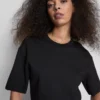 Tight-fit T-shirt i kraftigt tyg