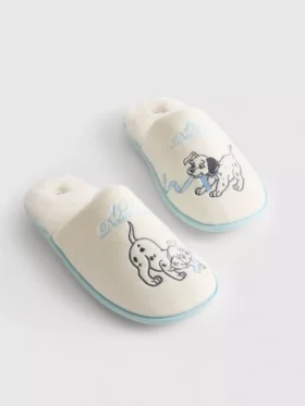 Tofflor från Disney med motiv från 101 dalmatiner