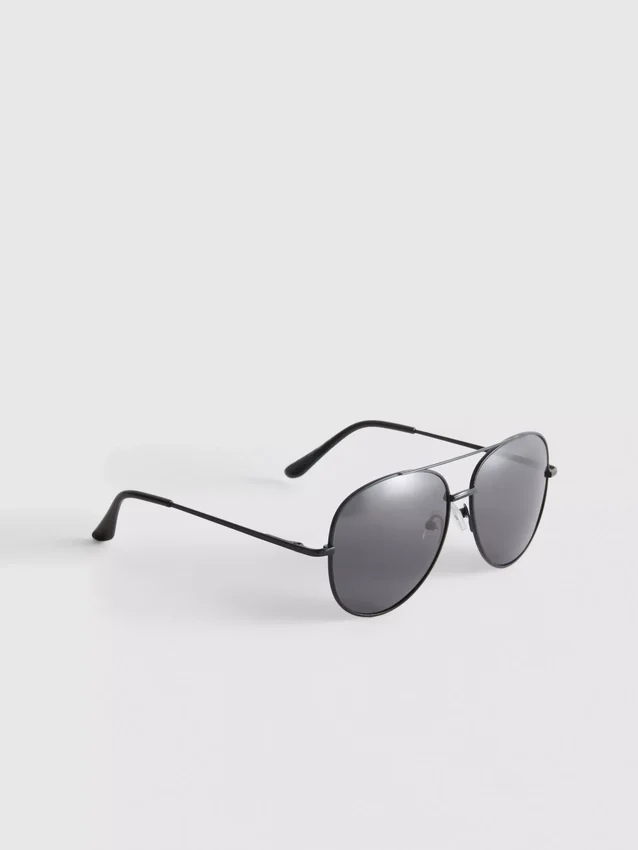 Tonade aviator-solglasögon