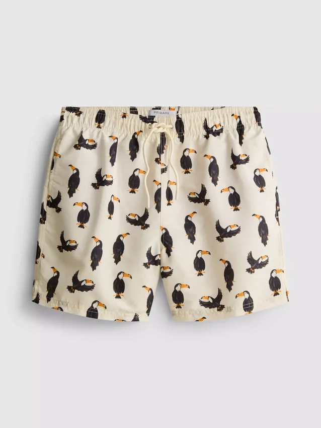 Toucan-shorts med dragsko i midjan