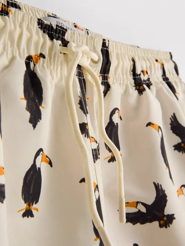 Toucan-shorts med dragsko i midjan