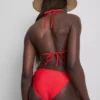 Triangel-bikinitopp med tukanmotiv