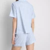 Tryckt kort pyjamasar i boyfriend-stil