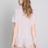 Tryckt kort pyjamasar i boyfriend-stil