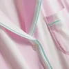 Tryckt kort pyjamasar i boyfriend-stil
