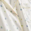 Tryckta korta boyfriend-stilens pyjamasar