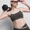 Tvålagers aktiv crop top