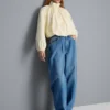 Ultimata jeans i bomullsdenim med vid ben