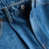 Ultimata jeans i bomullsdenim med vid ben