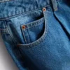 Ultimata jeans i bomullsdenim med vid ben
