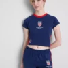 USA-fotbollspyjamasar med korta byxor