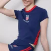 USA-fotbollspyjamasar med korta byxor