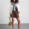 Utility-shorts i bomullsdenim