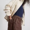 Utility-shorts i bomullsdenim