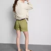 Utility-shorts i bomullsdenim