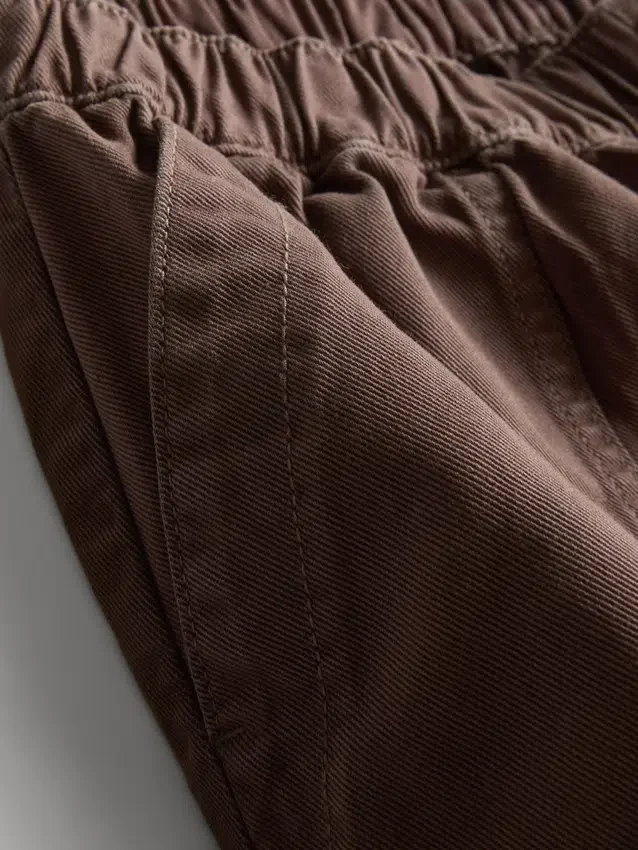 Utility-shorts i bomullsdenim