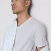 V-ringad, figursydd stretch-T-shirt