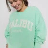 Överdimensionerad Malibu-tröja med hög bomullshalt