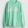 Överdimensionerad Malibu-tröja med hög bomullshalt